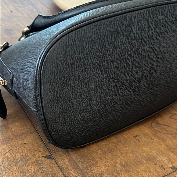 Gucci Black Satchel with Gold Accents - Picture 10 of 14